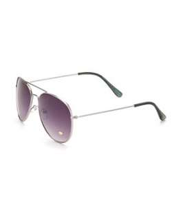 Silver (Silver) Heart Studded Sunglasses  247770492  New Look