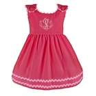   Corduroy Dress in Hot Pink with Light Pink Trim   Size 12 18 Months