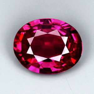   Natural Gem 1.02ct 7x5.5mm Oval UNHEATED Fiery Red RUBY, MOZAMBIQUE