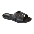 Basic Editions Womens Marianne Slide Sandal WW   Black