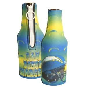   San Diego Chargers Long Neck Zipper Bottle Coolie