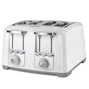    Black & Decker T4670 White 4 Slice Toaster