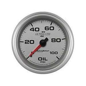 Auto Meter 7721 Ultra Lite Pro II 2 5/8 0 100 PSI Mechanical Oil 