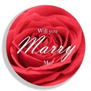   You Marry Me? 2.25 Button Pinback/pin   Novelty 