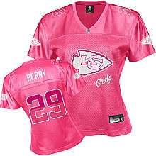 Reebok Kansas City Chiefs Eric Berry Womens Pink Fem Fan Jersey 