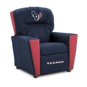 Houston Texans Kids/Child Team Logo Recliner Lounge Chair  
