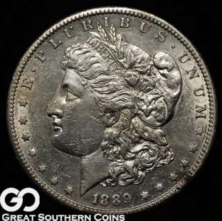 1889 S Morgan Silver Dollar CHOICE AU ** BETTER DATE  