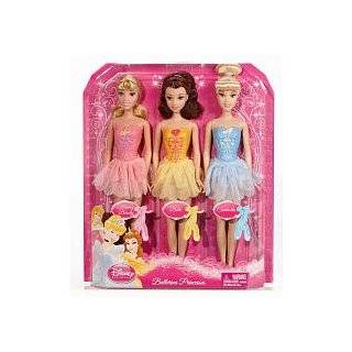  Disney Princess Ballerina Snow White, Cinderella, Ariel 