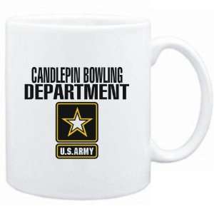  Mug White  Candlepin Bowling DEPARTMENT / U.S. ARMY 