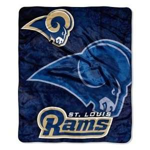  St. Louis Rams NFL 50 X 60 Roll Out Style Royal Plush 