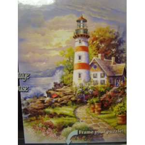   Prism Andres Orpinas Cozy Cottage Lighthouse 500 Pieces Toys & Games