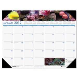  Sea Life Photographic Monthly Desk Pad Calendar, 22 x 17 