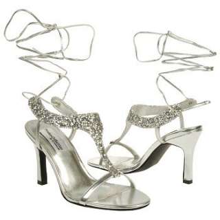 Womens Dyeables Flame Silver Glitter Shoes 