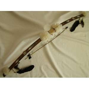   Beaded Native Tarahumara Indian Bow & Arrow (16)