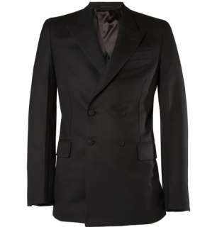 Yves Saint Laurent Double Breasted Jacquard Suit Jacket  MR PORTER