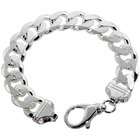   in. (14.3mm) Extra Large Curb Link Chain Bracelet, NICKEL FREE, 8 in