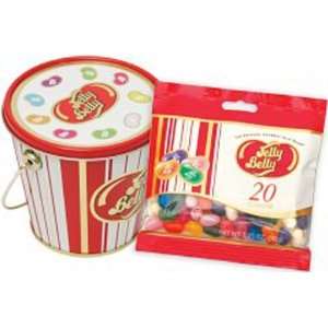 Jelly Belly Tin Pail with 3.25 oz bag Grocery & Gourmet Food