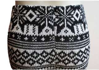 New Women Warm Winter Nordic Fairlisle Snowflake Aztec Knitted 