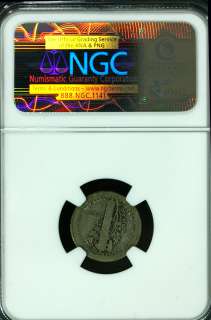 1916 D 10¢ Mercury Dime Key Date NGC AG3  