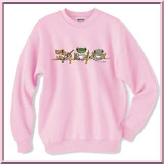 Keep Out RUDE Red Eyed Tree Frogs SWEATSHIRT S 2X,3X,4X  