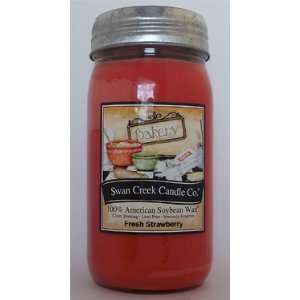 Fresh Strawberry Swan Creek 24 oz Soy Jar Candle