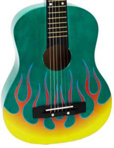 LIMITED EDITION 31 Junior GREEN FLAME Acoustic Guitar  