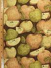Vintage Look Apple Print cotton fabric BY THE YARD Read Listing Info