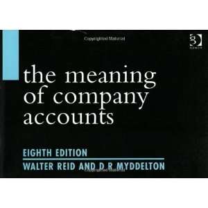  The Meaning Of Company Accounts 8th Edition( Paperback 