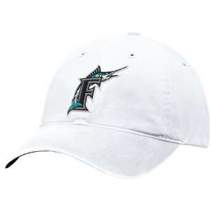 Nike Florida Marlins White Mascot Campus Hat  Sports 