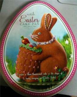 William Sonoma Kids Bunny Rabbit Easter Cake Pan Nordic Ware Mold EUC 
