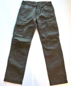 LEVIS Vintage Collection LVC green military cargo pants 34 X 34 NWT 