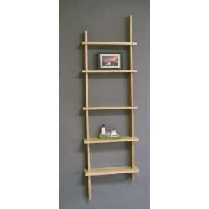  Deluxe Vertical Five Shelf Wall Unit   Unfinished 