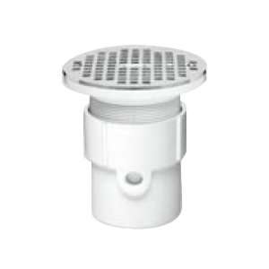  Oatey 72017 PVC General Purpose Drain with 5 Inch SS Grate 