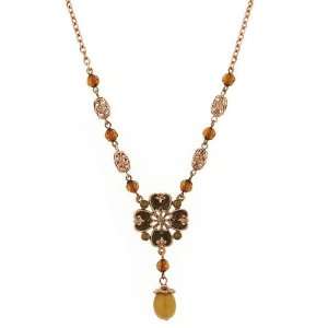  Olivia Copper Vintage Shamrock Necklace Jewelry