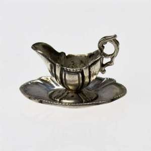    Gravy Boat & Tray by Cini, Sterling, Miniature