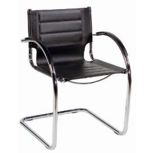  Euro Style Dante Leather Guest Chair
