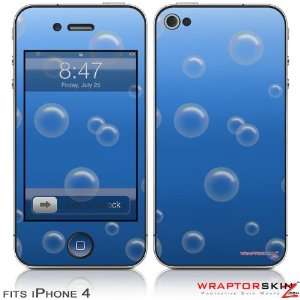  iPhone 4 Skin   Bubbles Blue (DOES NOT fit newer iPhone 4S 