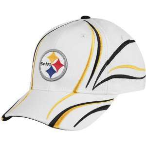   Pittsburgh Steelers White Airstream Adjustable Hat