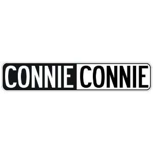   NEGATIVE CONNIE  STREET SIGN