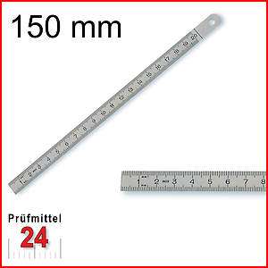 Maßstab 150 mm Flex ( Stahllineal / Stahlmaßstab / Metalllineal 