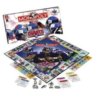 NEW YORK GIANTS Team Logo Collectors Edition MONOPOLY (Includes six 