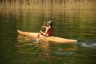 Holz Kajak Kayak Ceder Wood Strip Handarbeit in Brandenburg 
