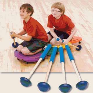  Physical Education Scooter Boards   Mushroom Paddles (set 