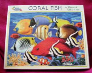 White Mountain Puzzle Coral Fish 550 piece puzzleNew  