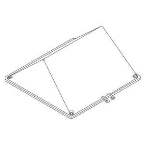 Clear Polycarbonate Lens with Gasket and Mounting Screws   PLT 28315
