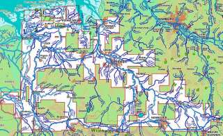 Bootskarte Flusskarte Karte Wassersport ATLAS WESER EMS  