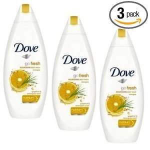 Dove Go Fresh Energize Body Wash, Grapefruit & Lemongrass Scent, 16 Fl 