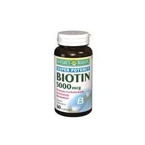  Biotin Caps 5000 Mcg Nby Size 60