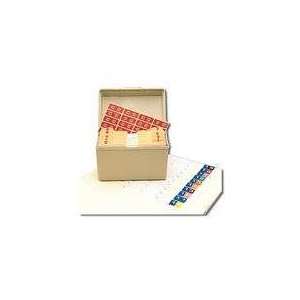  Smead TTS Color Coded Numeric Label   Desk Set With Box 