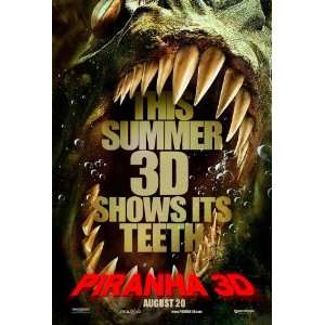  Piranha 3 D Movie Poster (27 x 40 Inches   69cm x 102cm 